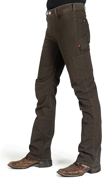 Dovetail Workwear DX Bootcut Cargo Pants for Women, 11 Functional Pockets (Like New)