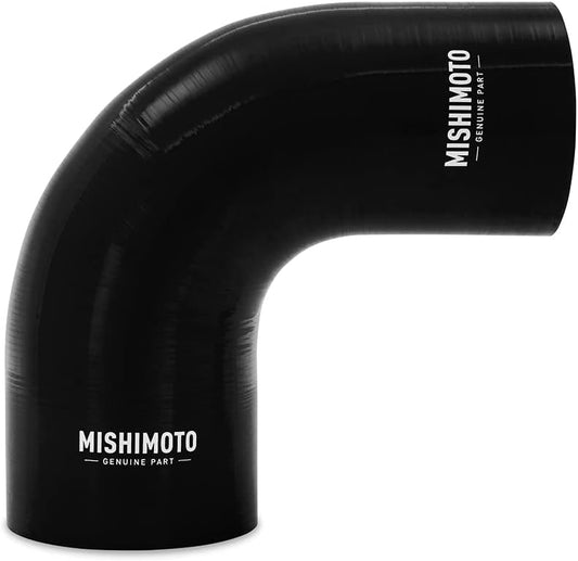 Mishimoto MMCP-R90-3040BK 90-Degree Silicone Transition Coupler, 3" to 4", Black (Like New, No Retail Box)