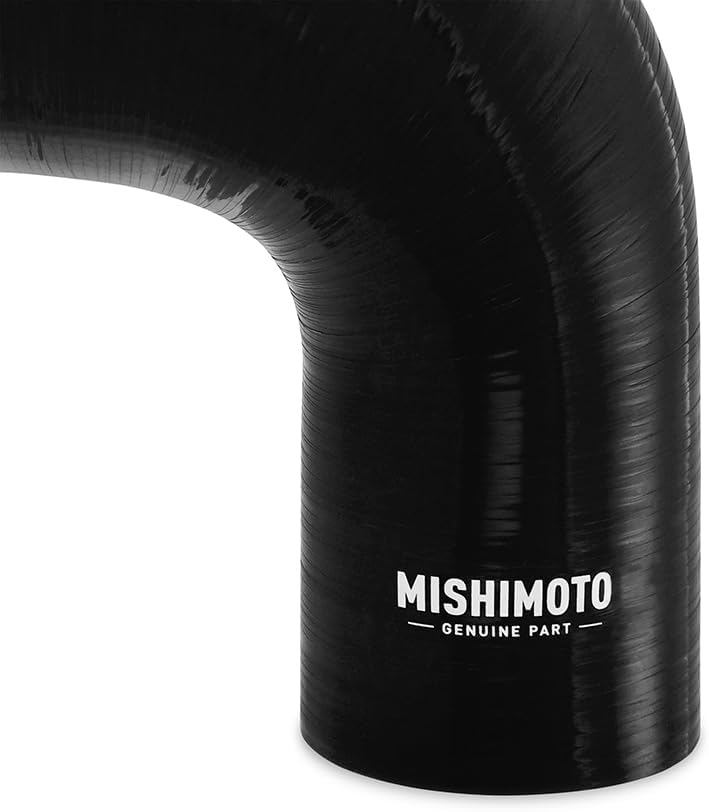 Mishimoto MMCP-R90-2535BK 90° Silicone Transition Coupler, 2.5" to 3.5", Black- (Like New)