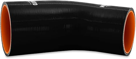 Mishimoto MMCP-R45-27530BK 45° Silicone Transition Coupler, 2.75" to 3", Black (New)