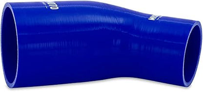 Mishimoto MMCP-R45-2535BL 45° Silicone Transition Coupler, 2.50" to 3.50", Blue (New)