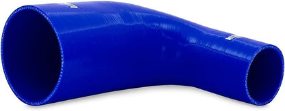 Mishimoto MMCP-R90-2540BL Blue Silicone 90-Degree Transition Coupler, 2.50-4.00" (New)