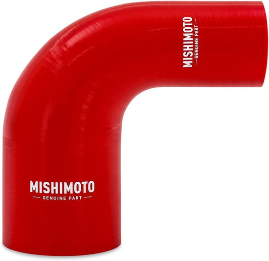 Mishimoto MMCP-R90-2030RD Red Silicone 90-Degree Transition Coupler, 2.00-3.00" (New)