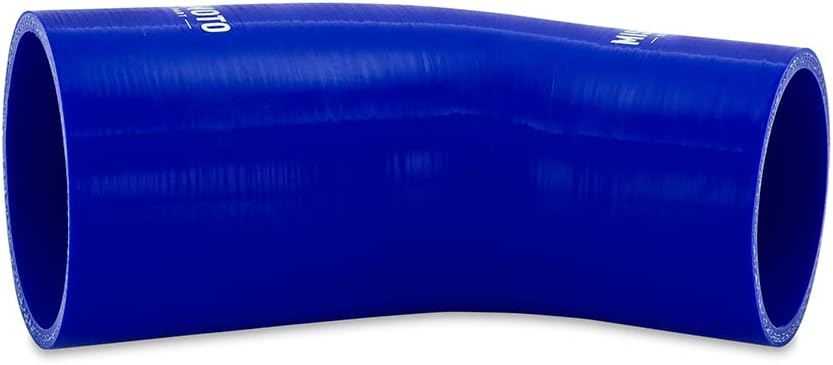 Mishimoto MMCP-R45-22525BL 45° Silicone Transition Coupler, 2.25" to 2.50", Blue (Like New, No Retail Box)