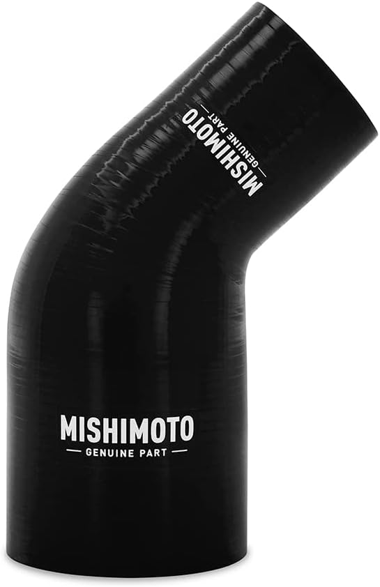 Mishimoto MMCP-R45-17525BK 45° Silicone Transition Coupler, 1.75" to 2.5", Black (New)