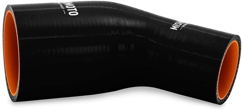 Mishimoto MMCP-R45-17525BK 45° Silicone Transition Coupler, 1.75" to 2.5", Black (New)