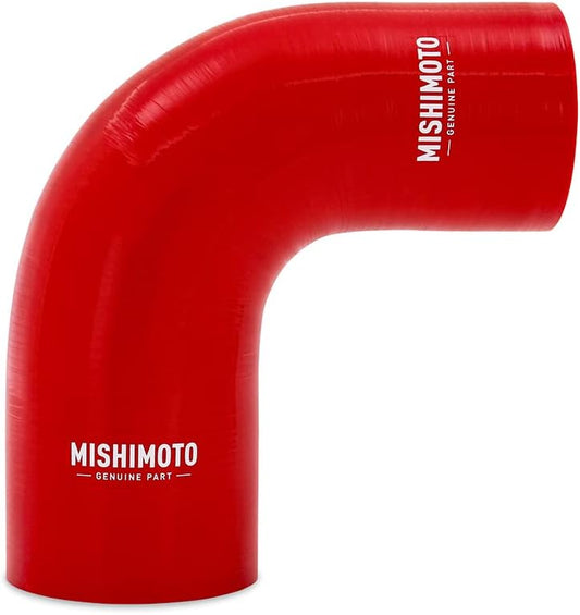 Mishimoto MMCP-R90-25275RD Red Silicone 90-Degree Transition Coupler, 2.50-2.75" (New)