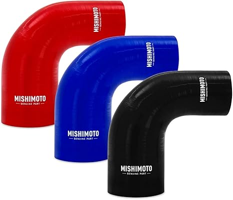 Mishimoto MMCP-R90-25325RD 90° Silicone Transition Coupler, 2.50" to 3.25", Red (New)