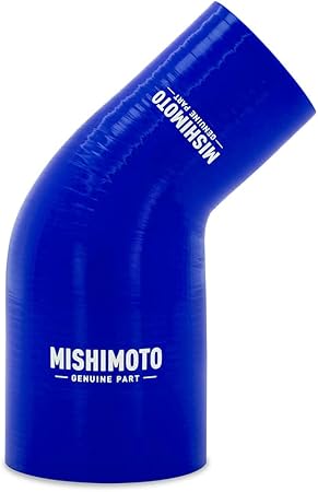 Mishimoto MMCP-R45-2030BL 45° Silicone Transition Coupler, 2.00" to 3.00", Blue (New)