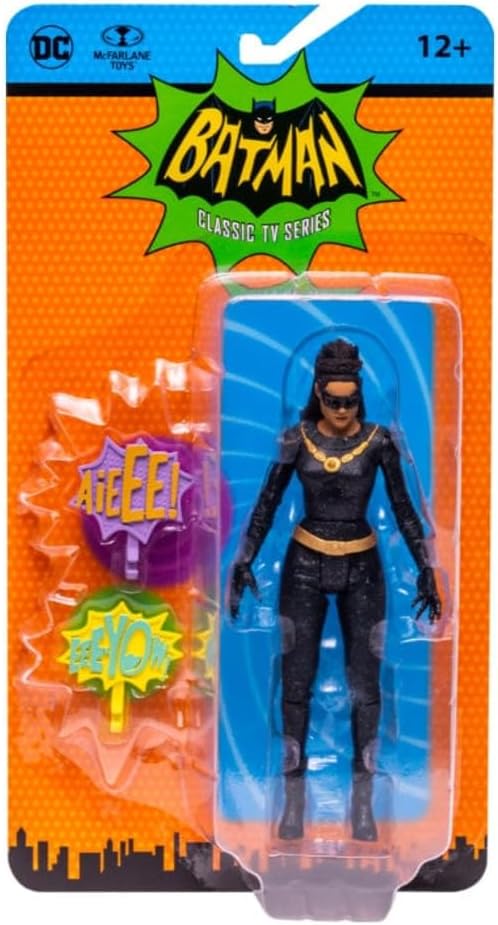 McFarlane Toys Catwoman Season 1 DC Retro 6IN WV4 Batman Action Figure - 1 Pcs (New, Damaged Retail Box)