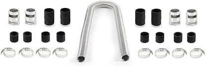 Mishimoto MMAH-U48C Universal Stainless Steel Radiator Hose Kit, 48”, Chrome (Like New)