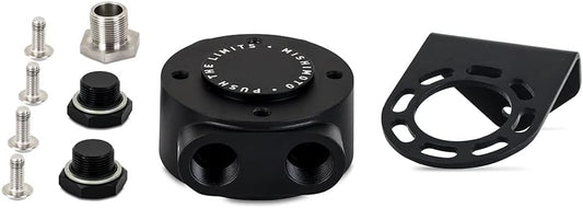 MMOC-RFH-M22BK Mishimoto Remote Oil Filter Mount, M22 X 1.5 Filter Thread, Black (New)