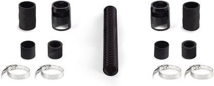 Mishimoto MMAH-U12BK Universal Flexible Stainless Steel Radiator Hose Kit, Black (Like New)