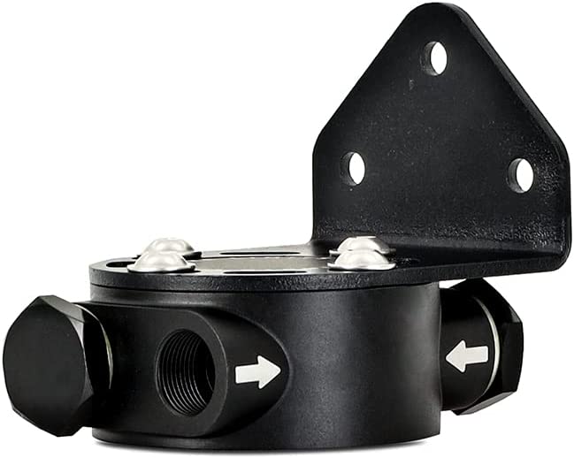 Mishimoto MMOC-RFH-M20BK Remote Oil Filter Mount, M20 X 1.5 Filter Thread, Black (Like New)