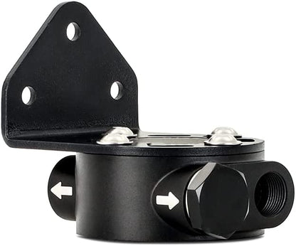 Mishimoto MMOC-RFH-M20BK Remote Oil Filter Mount, M20 X 1.5 Filter Thread, Black (Like New)