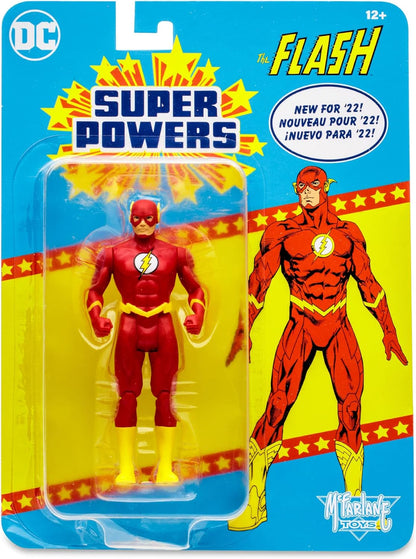 McFarlane Toys DC Super Powers The Flash Retro Collectible Action Figure (Like New)