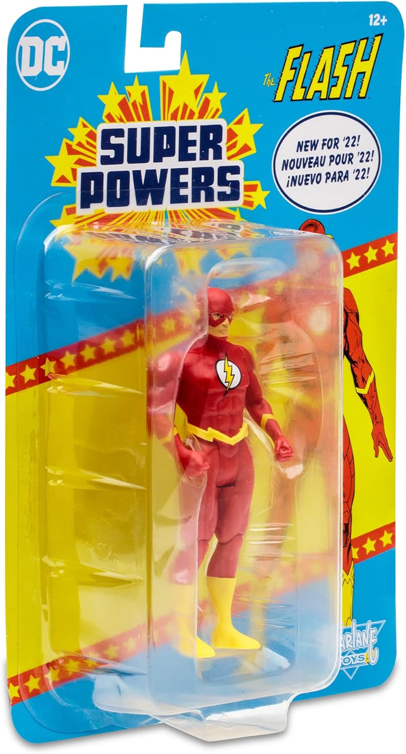 McFarlane Toys DC Super Powers The Flash Retro Collectible Action Figure (Like New)
