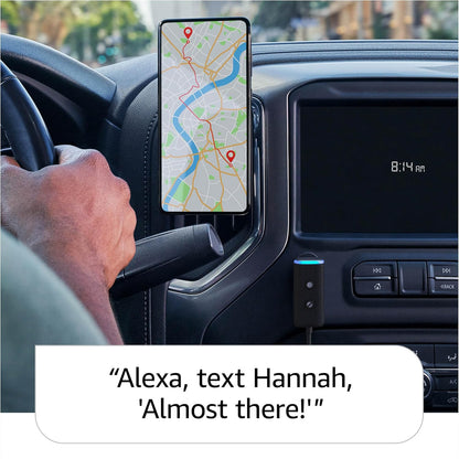 Amazon Echo Auto (2nd Gen) Hands-Free Alexa Car Accessory, Newest, Voice Control (Like New)