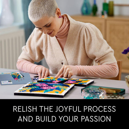 LEGO 3in1 Flower Pictures Wall Art Decoration Building Set for Adults, Men/Women (Like New)