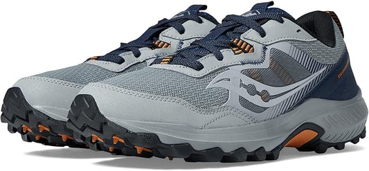 Saucony Men's Excursion Tr16 Hiking Shoe, Rubber Sole, Size 12 - Fossil/Night (Like New)