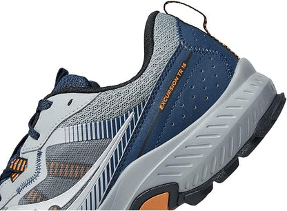 Saucony Men's Excursion Tr16 Hiking Shoe, Rubber Sole, Size 12 - Fossil/Night (Like New)