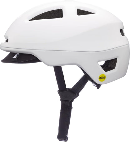 BERN Major Compass Dial-Adjusted Adult Bicycle Helmet, MIPS Matte White, Medium (Used)