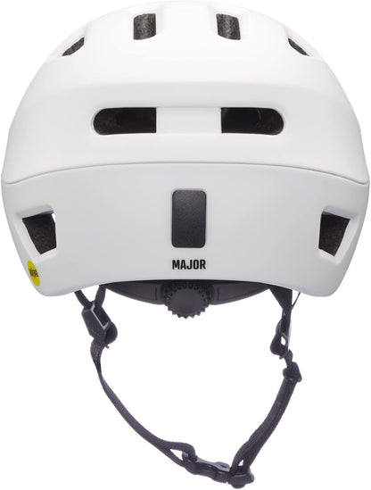 BERN Major Compass Dial-Adjusted Adult Bicycle Helmet, MIPS Matte White, Medium (Used)