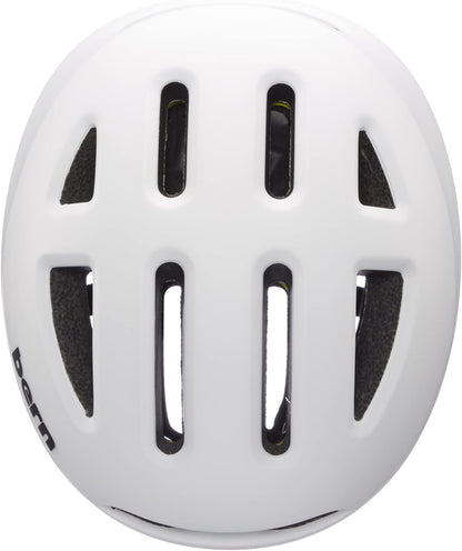 BERN Major Compass Dial-Adjusted Adult Bicycle Helmet, MIPS Matte White, Medium (Used)