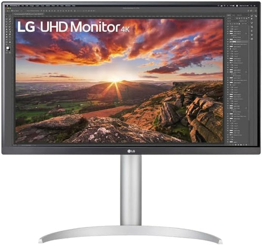 LG 27BP85UN-W 27" IPS 4K UHD Computer Monitor with USB-C, VESA Display HDR 400 (Used)