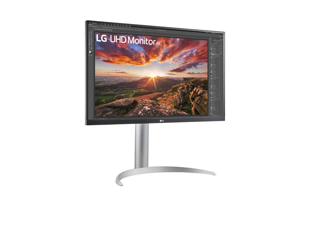LG 27BP85UN-W 27" IPS 4K UHD Computer Monitor with USB-C, VESA Display HDR 400 (Used)