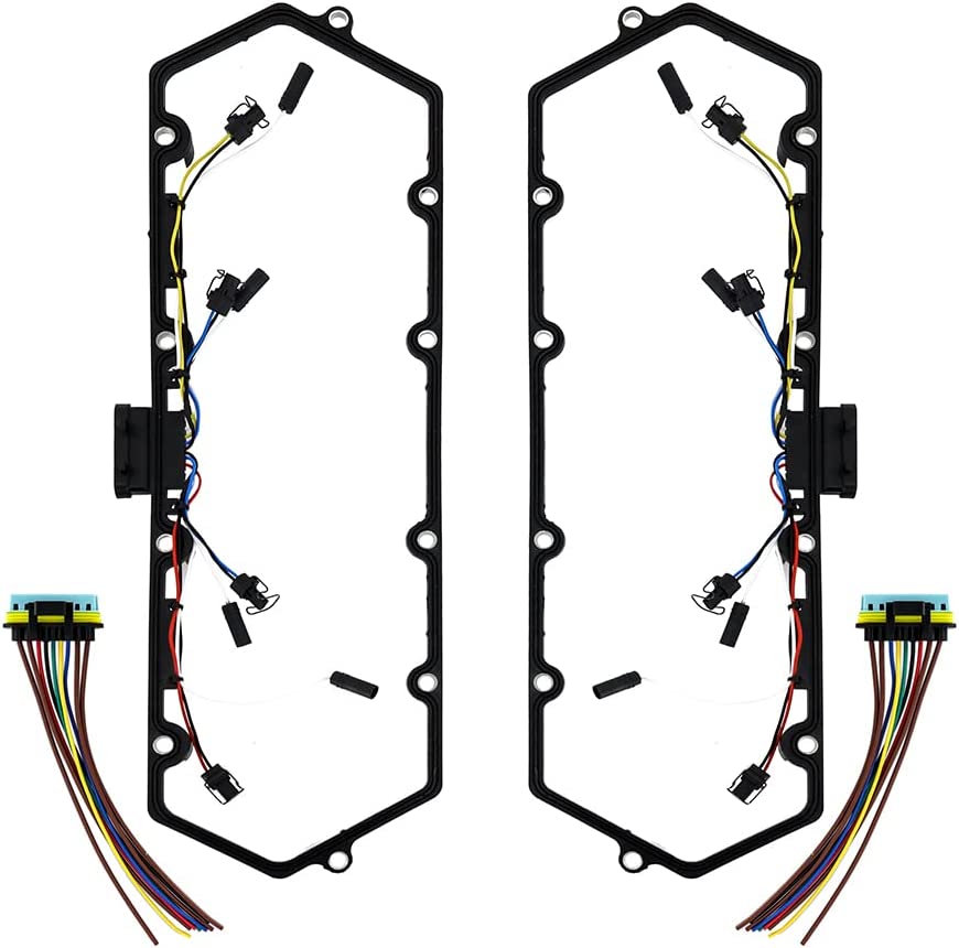 Mishimoto Glow Plug Harness & Valve Gasket Set for 99-03 Ford Powerstroke 7.3L (Like New)