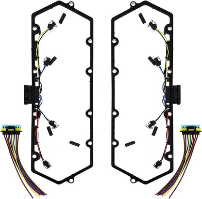 Mishimoto Glow Plug Harness & Valve Gasket Set for 99-03 Ford Powerstroke 7.3L (Like New)