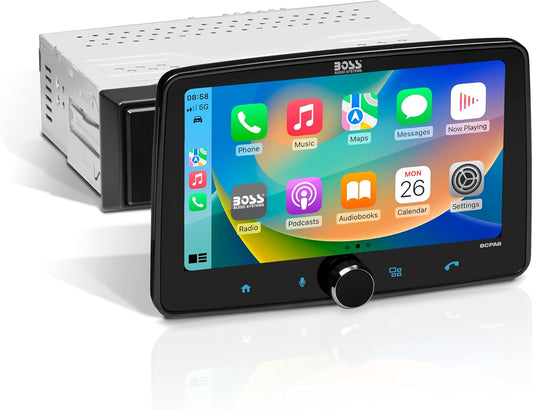 BOSS Audio Systems RCA BCPA8 Car Audio Stereo Wireless Apple CarPlay, 4 Channels (Like New)