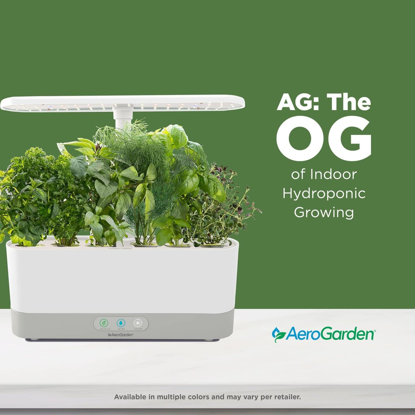 Aerogarden Harvest Slim Indoor Hydroponic System w/ LED Grow Light and Herb Kit (Like New)