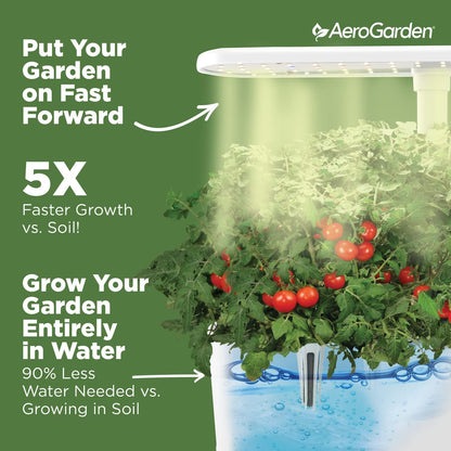 Aerogarden Harvest Slim Indoor Hydroponic System w/ LED Grow Light and Herb Kit (Like New)