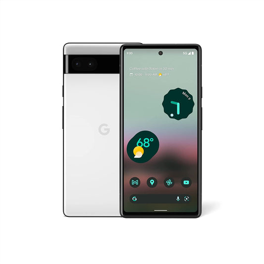 Google Pixel 6a 5G 128GB/6GB 6.13 Inches Unlocked Android Smartphone - Chalk (Used)