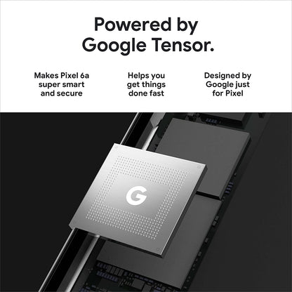 Google Pixel 6a 5G 128GB/6GB 6.13 Inches Unlocked Android Smartphone - Chalk (Used)
