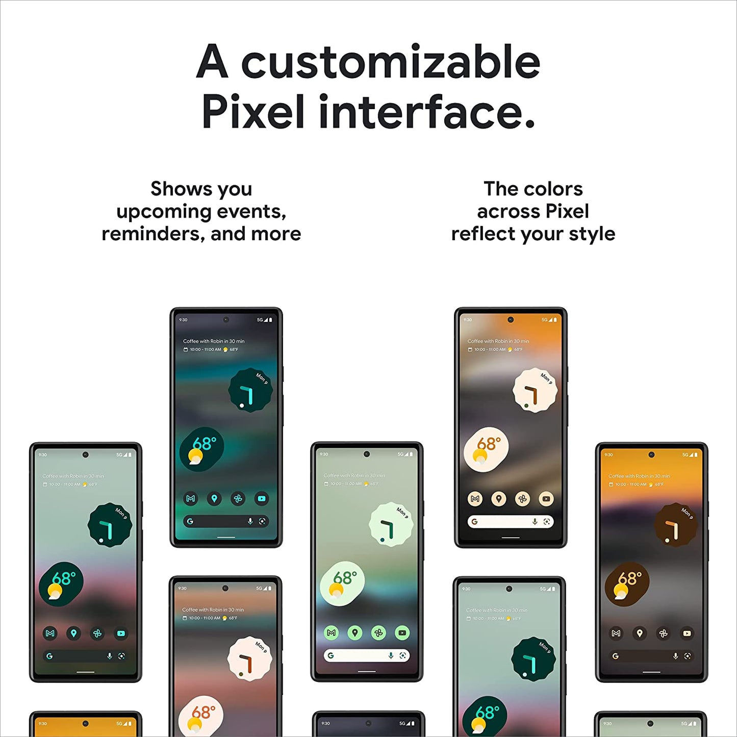 Google Pixel 6a GX7AS 128GB/6GB 6.13" 5G Unlocked Android Smartphone - Charcoal (Like New)