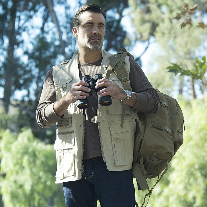 Campco Humvee Photography Safari Or Travel Vest, Cotton for Men and Women, Khaki (Like New)