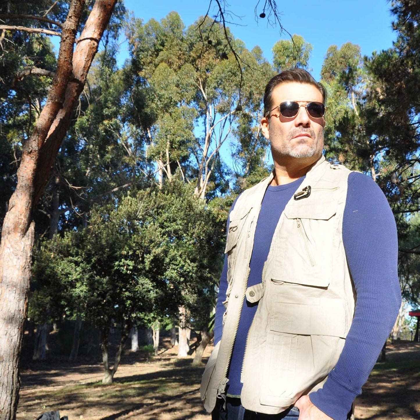 Campco Humvee Photography Safari Or Travel Vest, Cotton for Men and Women, Khaki (Like New)