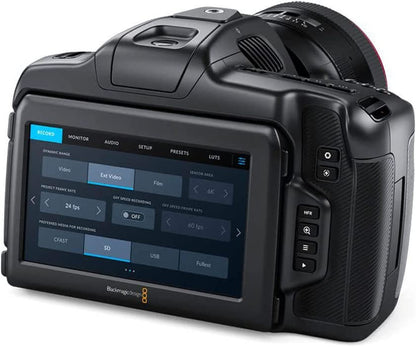 Blackmagic Design Pocket Cinema Camera 6K G2 Lightweight, Low Light - Black (Like New)