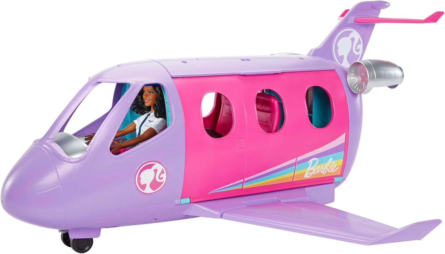 Barbie Airplane Adventures Playset Pilot Doll & 15+ Travel Accessories - 16 PCS (Like New)