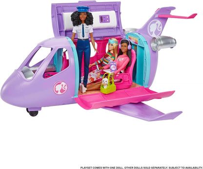 Barbie Airplane Adventures Playset Pilot Doll & 15+ Travel Accessories - 16 PCS (Like New)