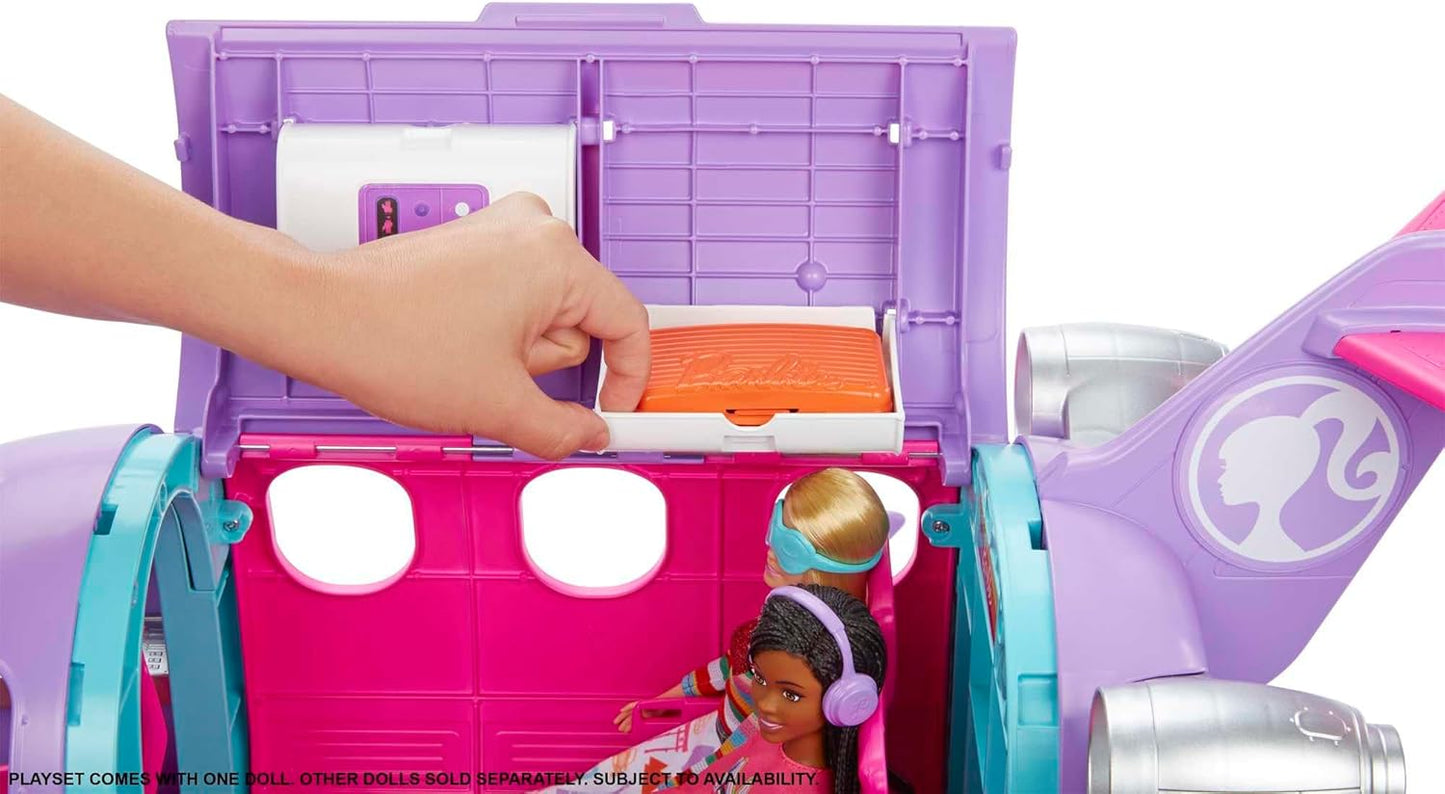Barbie Airplane Adventures Playset Pilot Doll & 15+ Travel Accessories - 16 PCS (Like New)