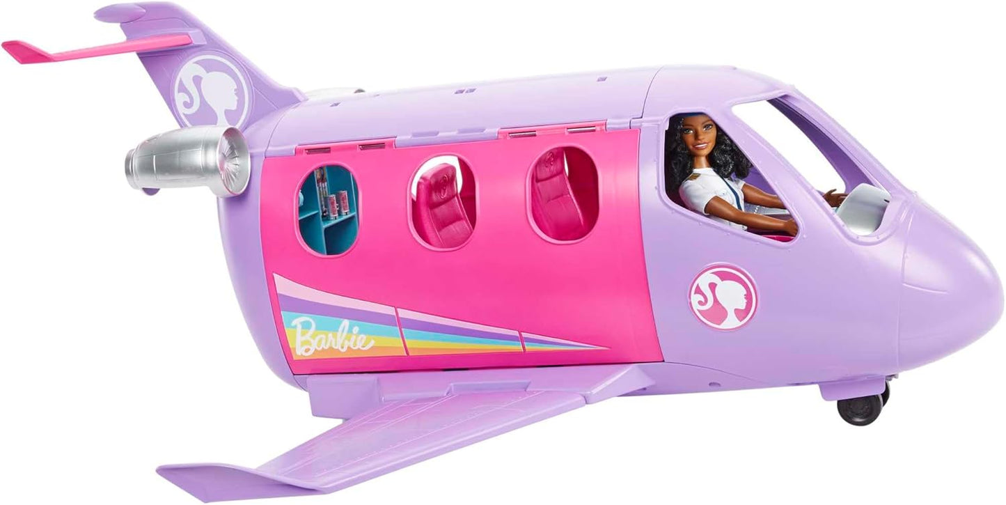 Barbie Airplane Adventures Playset Pilot Doll & 15+ Travel Accessories - 16 PCS (Like New)