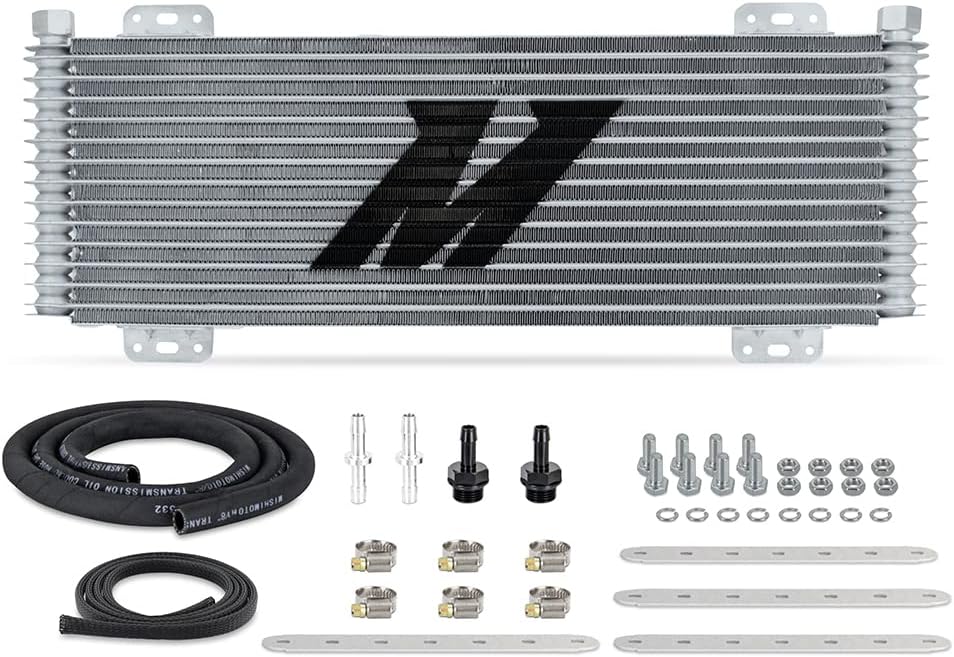 Mishimoto MMTC-SP-13SL Silver Universal 13-Row Stacked Plate Transmission Cooler (Like New)