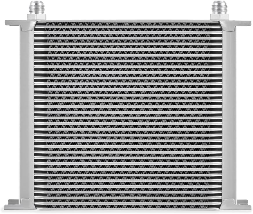 Mishimoto MMOC-34SL Universal Robust 34-Row Stacked-Plate Oil Cooler - Silver (Like New)