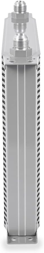 Mishimoto MMOC-34SL Universal Robust 34-Row Stacked-Plate Oil Cooler - Silver (Like New)