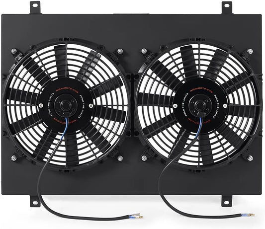 Mishimoto MMFS-MUS-79BK Aluminum Radiator Fan Shroud Kit, 1979-1993 Ford Mustang (Like New)