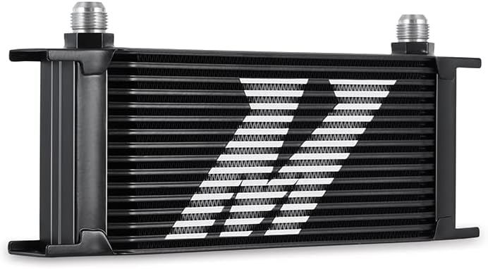 Mishimoto MMOC-16BK Black Universal 16-Row Oil Cooler, -10 AN Inlet & Outlet (Like New)